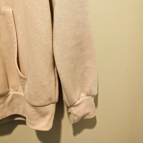 Peanuts Snoopy Beige Tan Graphic Hoodie Men Large - Picture 6 of 12